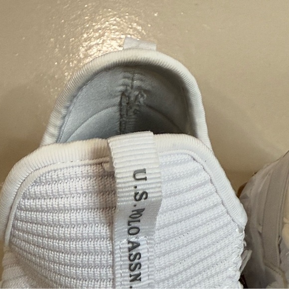 US POLO ASSN White Tennis Shoes Men’s Size 8 - Picture 5 of 12